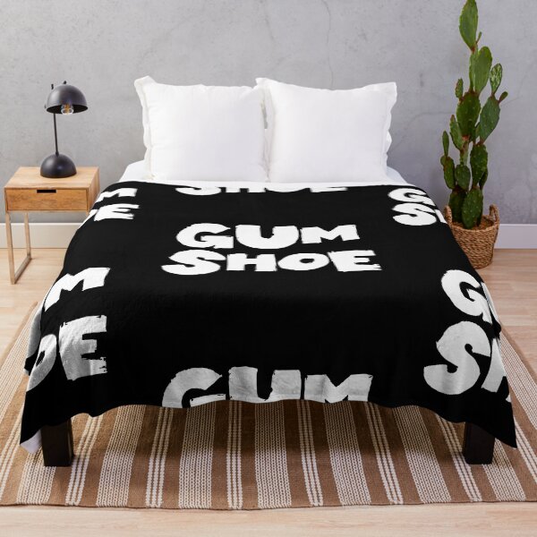 Item preview, Gumshoe Text Monochrome Black designed and sold by Meepuruproject.