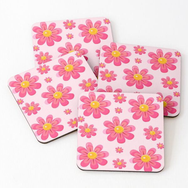 Item preview, pink flowers on a pink background designed and sold by Zhanna Lenivaya.