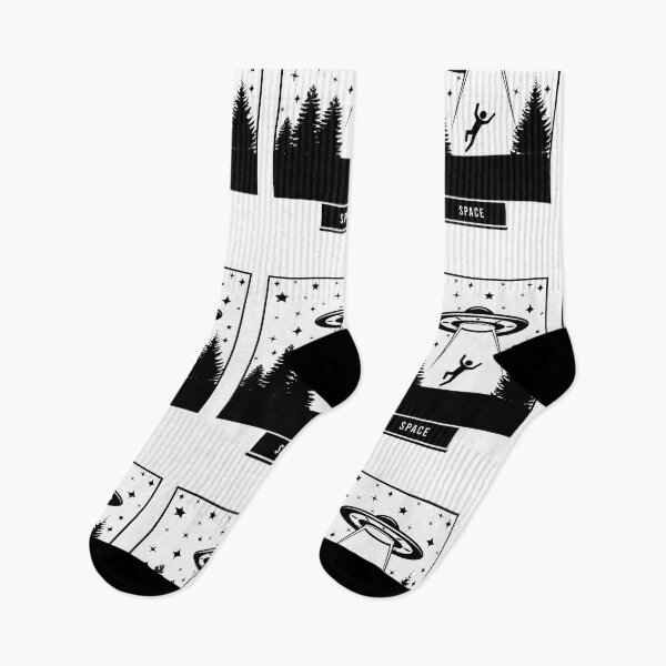 Item preview, Space - Anywhere But Here - Man Drawn Into Ufo designed and sold by bsrishika.