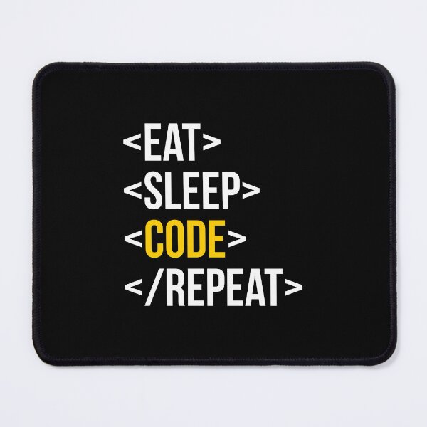 Item preview, Eat Sleep Code Repeat designed and sold by Yeaha.