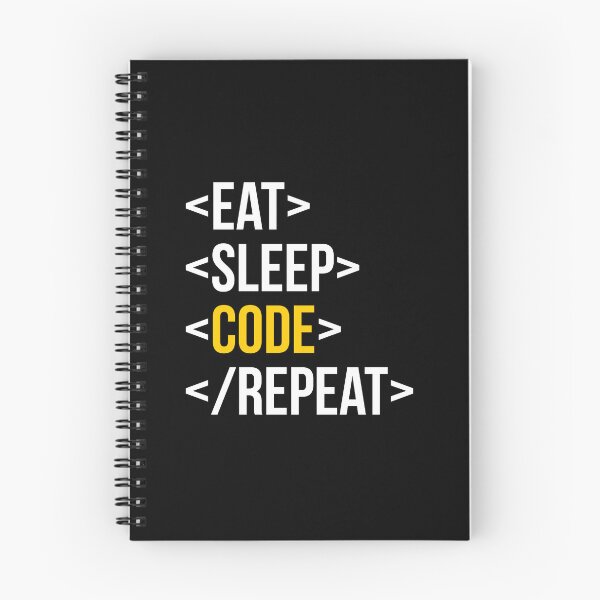 Item preview, Eat Sleep Code Repeat designed and sold by Yeaha.