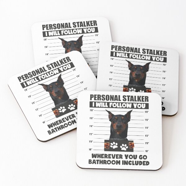 Item preview, Funny Doberman German Pinscher Puppy Sayings, Personal Stalker Dog, Doberman Pinscher, German Pinscher, Gifts For Doberman Pinscher Dog Owners, Gift For German Pinscher Dog Owner designed and sold by PRINTED ..