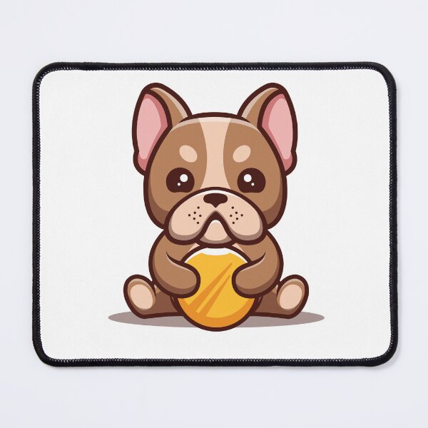 Item preview, French Bulldog Sitting Gold Coin Cute Cartoon designed and sold by GumregaStudio.