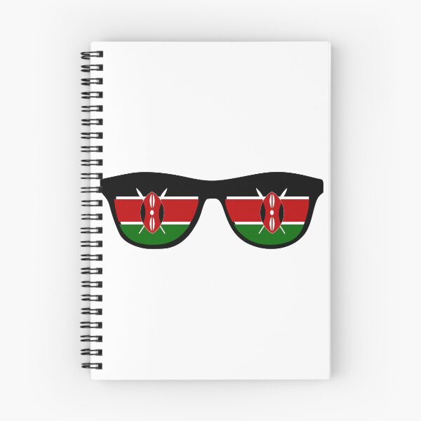 Item preview, Kenya Kenyan Flag on Sunglasses Design designed and sold by PearlMoonGrapes.