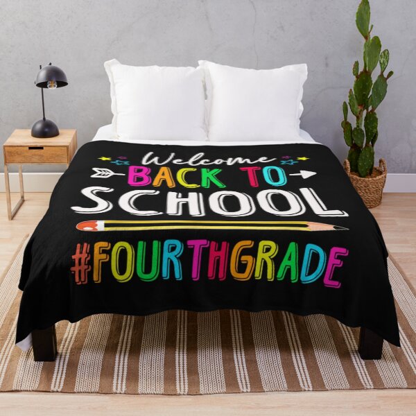 Item preview, welcome back to school fourth grade designed and sold by SCayson.