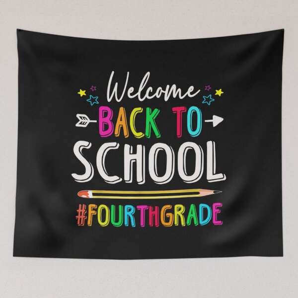 Item preview, welcome back to school fourth grade designed and sold by SCayson.
