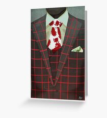 Sharply Dressed: Hannibal Greeting Card