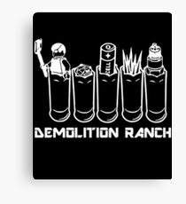 Demolition Ranch T-shirt Canvas Print