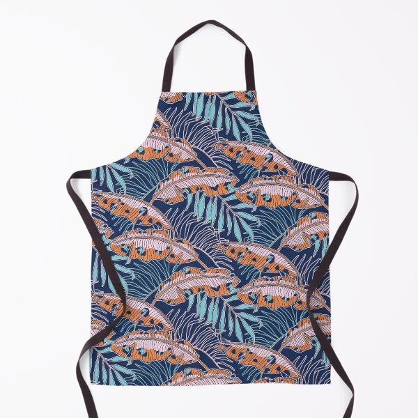 Artikelvorschau, Blue Leopard Banana Leaves entworfen und verkauft von Carolina Diaz.