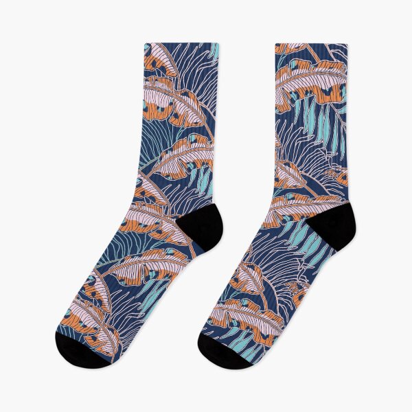 Artikelvorschau, Blue Leopard Banana Leaves entworfen und verkauft von Carolina Diaz.