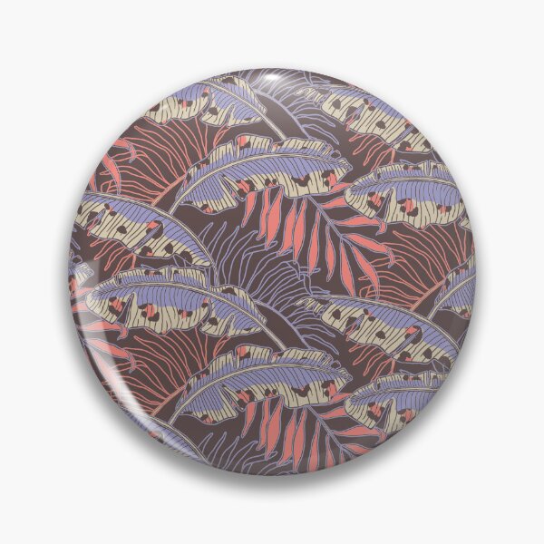 Item preview, Coral Leopard Banana Leaves designed and sold by Carolina Diaz.