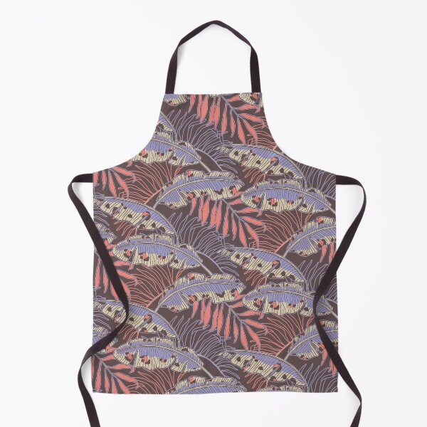 Item preview, Coral Leopard Banana Leaves designed and sold by Carolina Diaz.