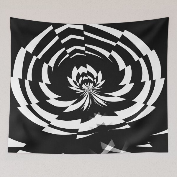 Item preview, Black & White Water Lily designed and sold by TinaJostDesigns.