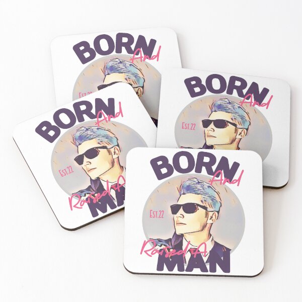 Item preview, BORN AND RAISED A MAN designed and sold by GAADesignz.