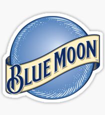 Pegatina Luna azul