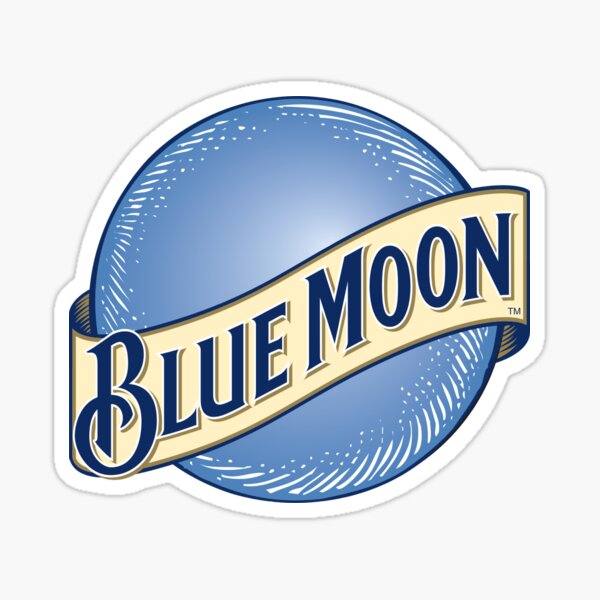 Blue Moon Sticker