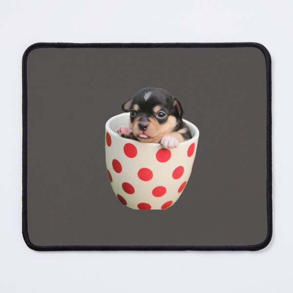 Item preview, Puppy in a Cup, Gift for The Doglover designed and sold by DiensDesign.