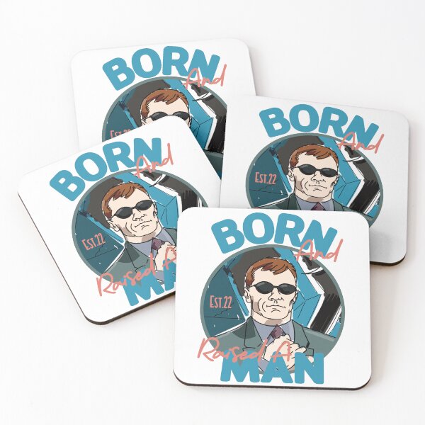 Item preview, BORN AND RAISED A MAN designed and sold by GAADesignz.