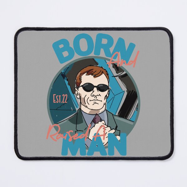 Item preview, BORN AND RAISED A MAN designed and sold by GAADesignz.