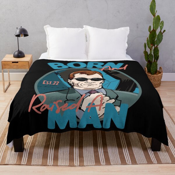 Item preview, BORN AND RAISED A MAN designed and sold by GAADesignz.