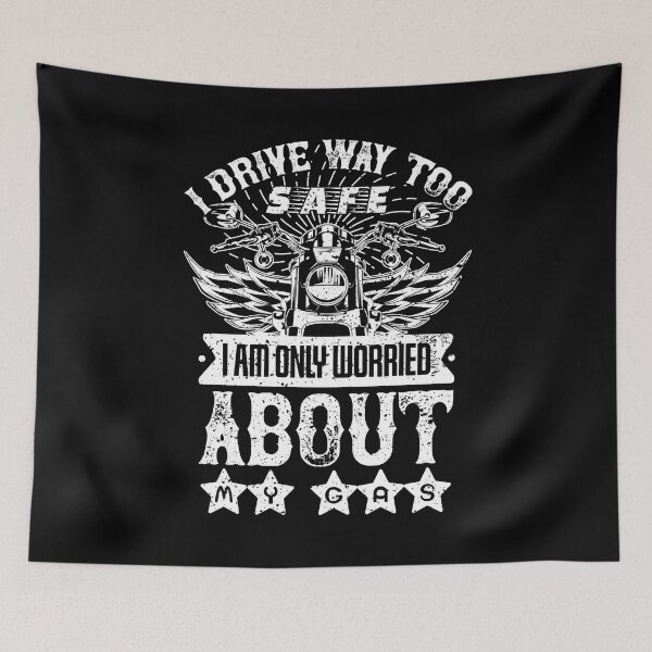 Item preview, I Am Only Worried About My Gas (White) designed and sold by TextAndVectors.