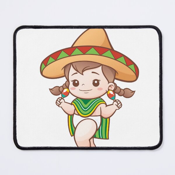 Item preview, baby from mexico little girl in diapers designed and sold by Mayne21.
