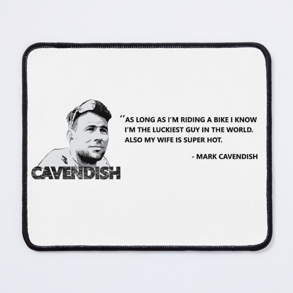 Item preview, Mark Cavendish Quote designed and sold by denisseinfeld.