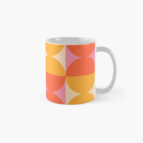 Mid Century Modern Geometric Abstract Pattern 721 Classic Mug