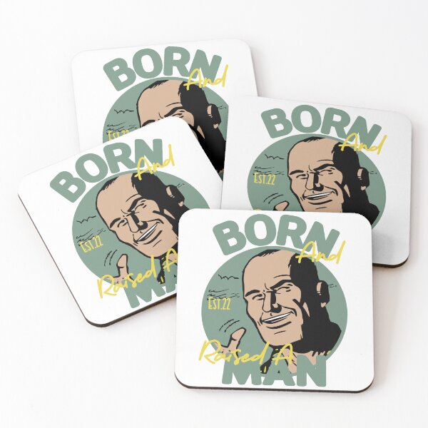 Item preview, BORN AND RAISED A MAN designed and sold by GAADesignz.