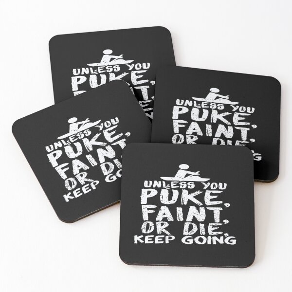 Item preview, Unless You Puke Faint Or Die Keep Going Essential T-Shirt designed and sold by alishaocstacy.
