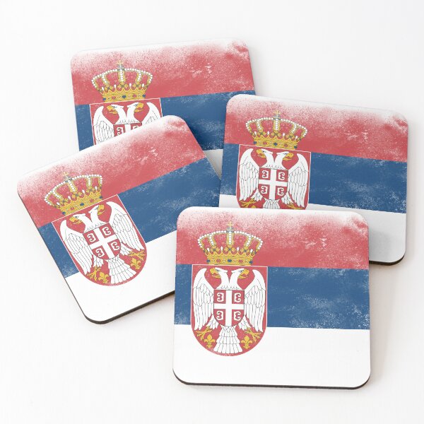 Item preview, Serbia Flag designed and sold by psychoshadow.