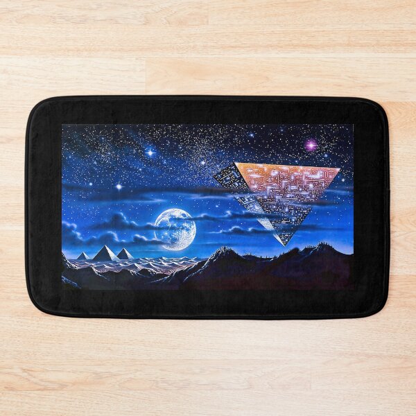 Item preview, Pyramid - Vintage Sci-Fi  Art designed and sold by NinaJG007.