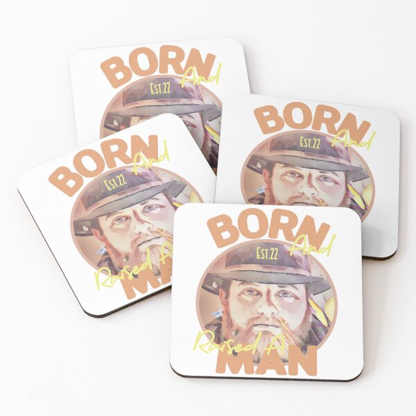 Item preview, BORN AND RAISED A MAN designed and sold by GAADesignz.