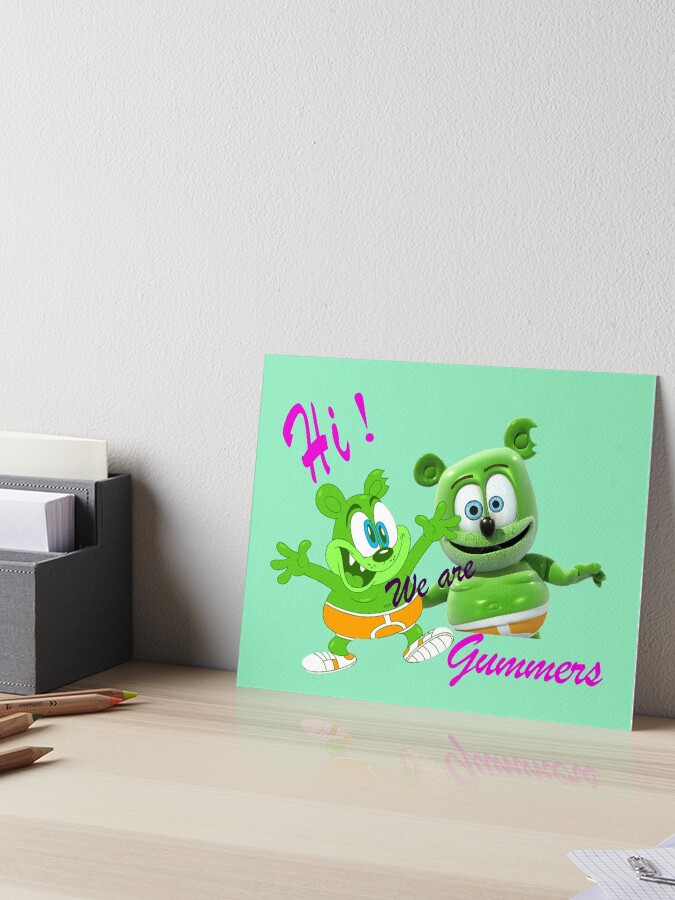 The gummy bear song . | Art Board Print