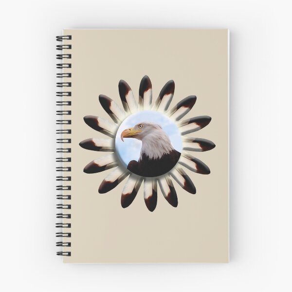 Item preview, Eagle Feather Circle Design on Tan designed and sold by Blue Cloud.