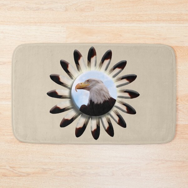 Item preview, Eagle Feather Circle Design on Tan designed and sold by Blue Cloud.