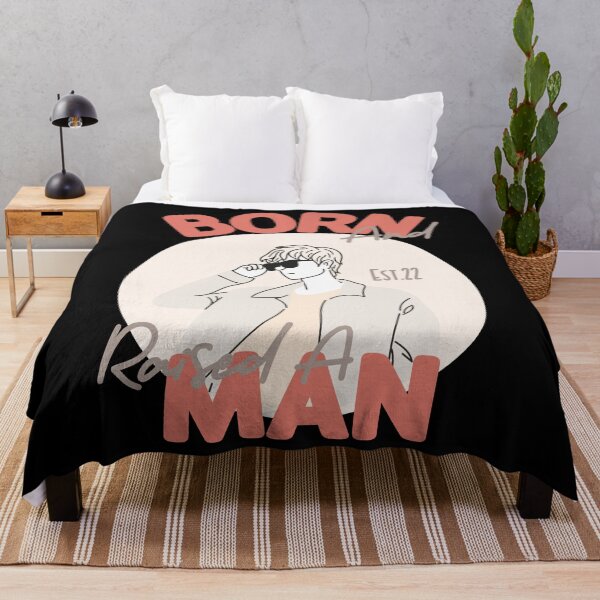 Item preview, BORN AND RAISED A MAN designed and sold by GAADesignz.