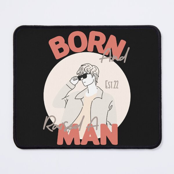Item preview, BORN AND RAISED A MAN designed and sold by GAADesignz.