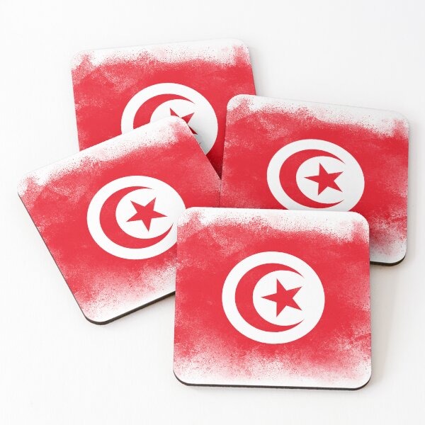 Item preview, Tunisia Flag designed and sold by psychoshadow.