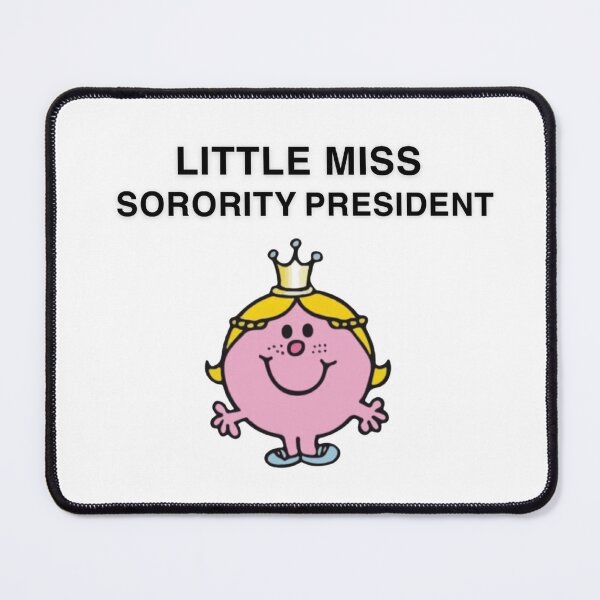 Item preview, little miss sorority president designed and sold by Charislit.