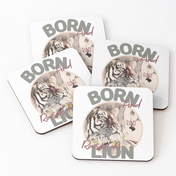 Item preview, BORN AND RAISED A LION designed and sold by GAADesignz.