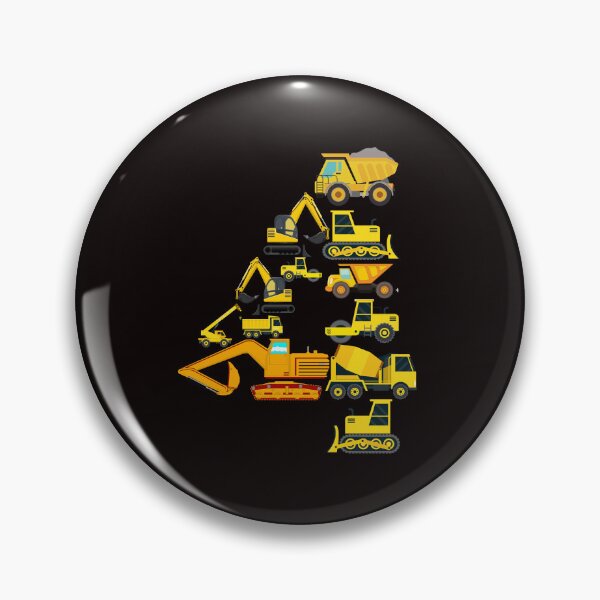 Item preview, 4th Birthday Construction Trucks For 4 Year Old Boys designed and sold by Buyeseoshop.