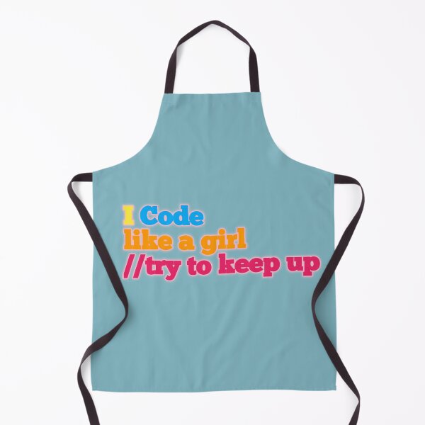 Item preview, I code like a girl try to keep up sticker designed and sold by MaRa ★★★★★.