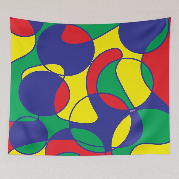 Item preview, Abstract in red yellow and green designed and sold by moxdesign.