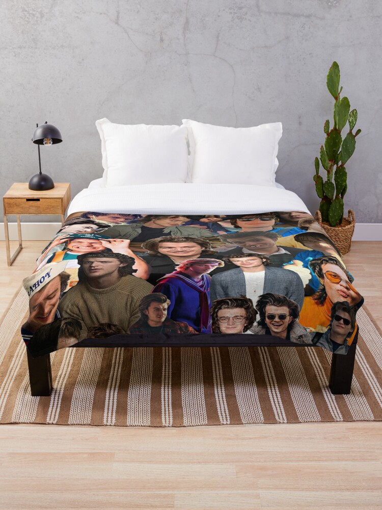 New Louis Partridge photo collage Throw Blanket cosplay anime Soft