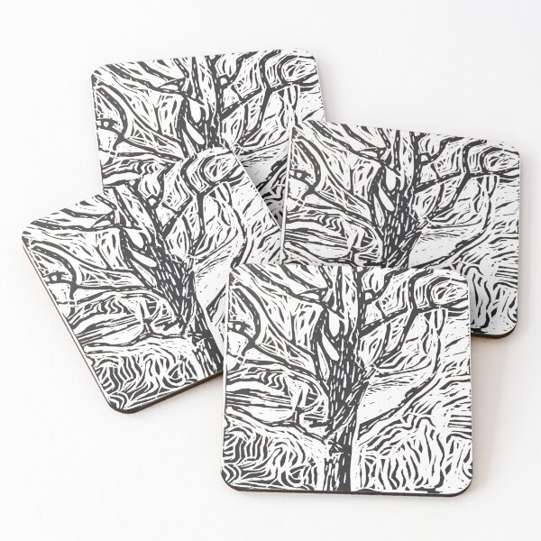 Item preview, Tree Lino Print designed and sold by ChloeM-Artistry.
