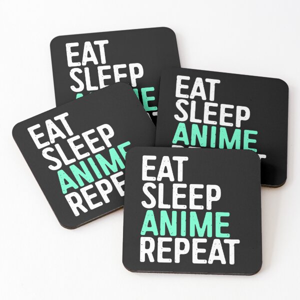 Artikelvorschau, Eat Sleep Anime Repeat Tri-Blend T-Shirt entworfen und verkauft von savannahswycas.
