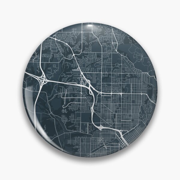 Item preview, Peoria Illinois Map designed and sold by chasm8.