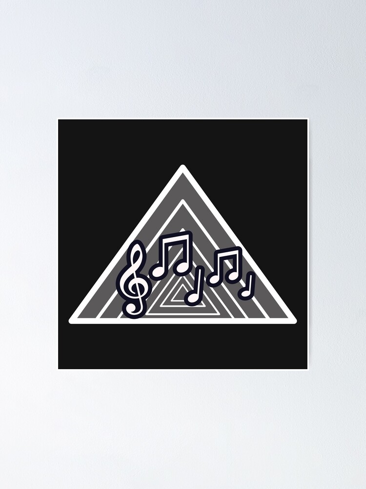 Thumbnail 1 of 3, Poster, Music Pyramid designed and sold by DanceDeck.