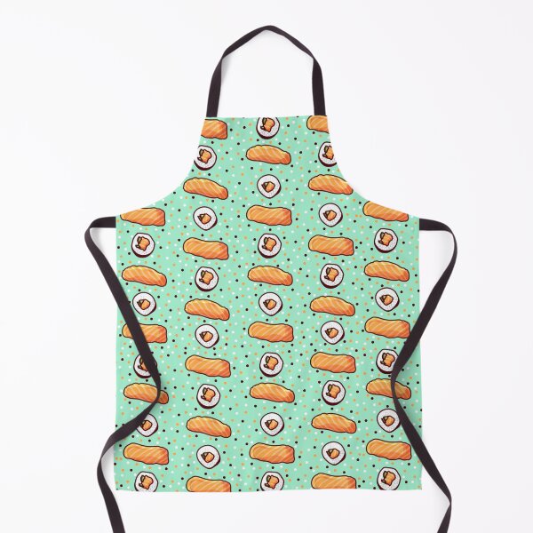 Item preview, Sushi Art Pattern Mint Green designed and sold by NLDStudios.